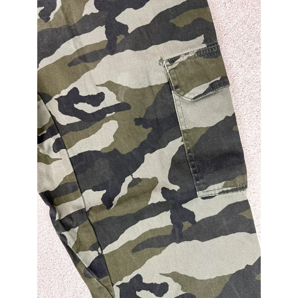 Ecko Unltd. Pants Men's XL Green Military Camo Jogger Gorpcore Streetwear Cargo